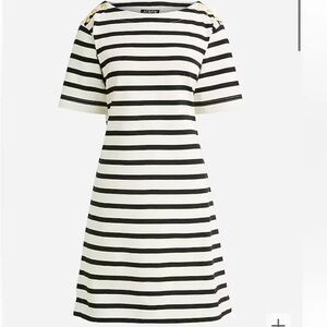 J crew Tie-back mini dress in stripe